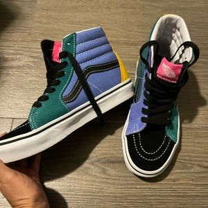 Multi Color High Top Vans